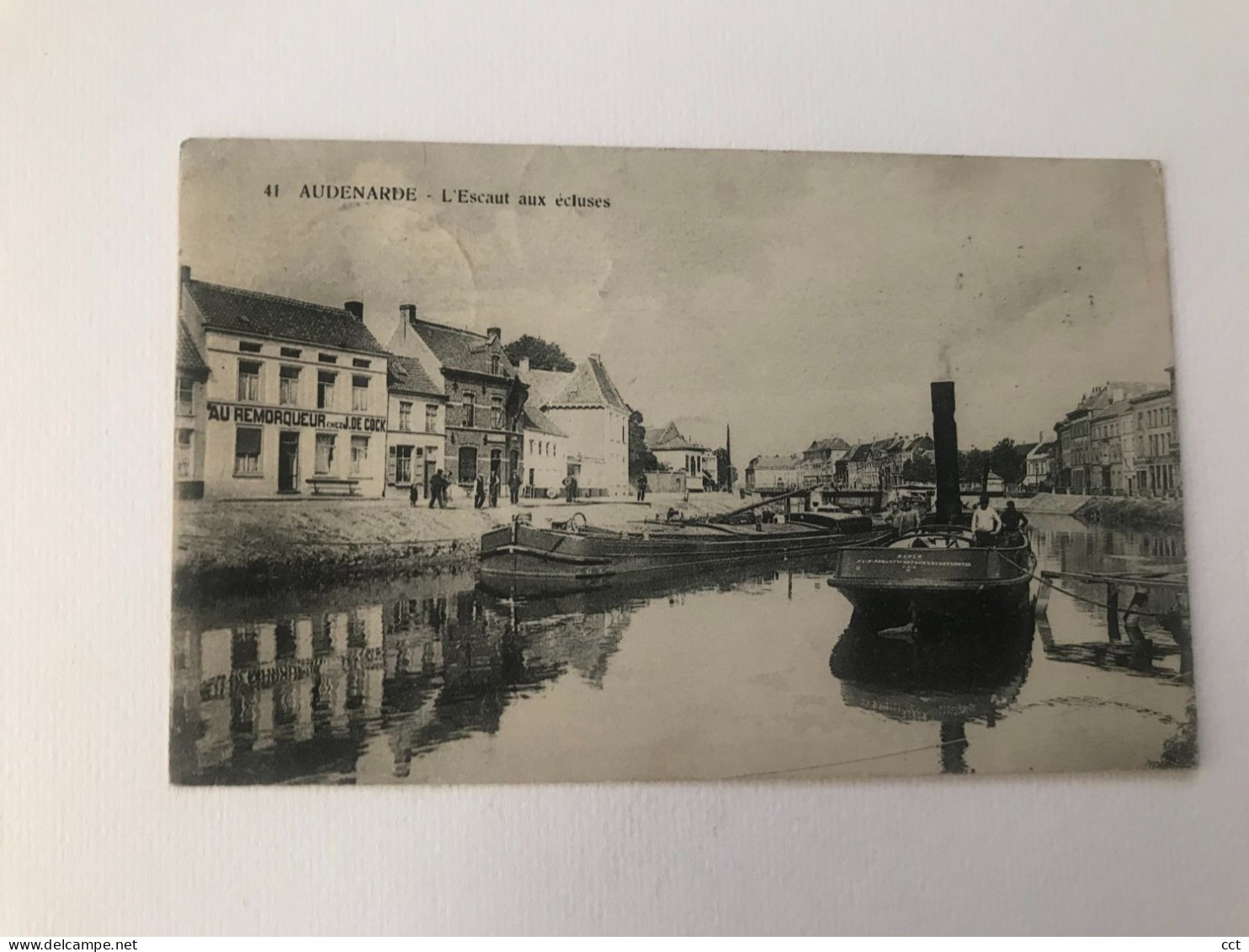 Audenarde  Oudenaarde   L'Escaut Aux écluses     BATEAUX - Oudenaarde