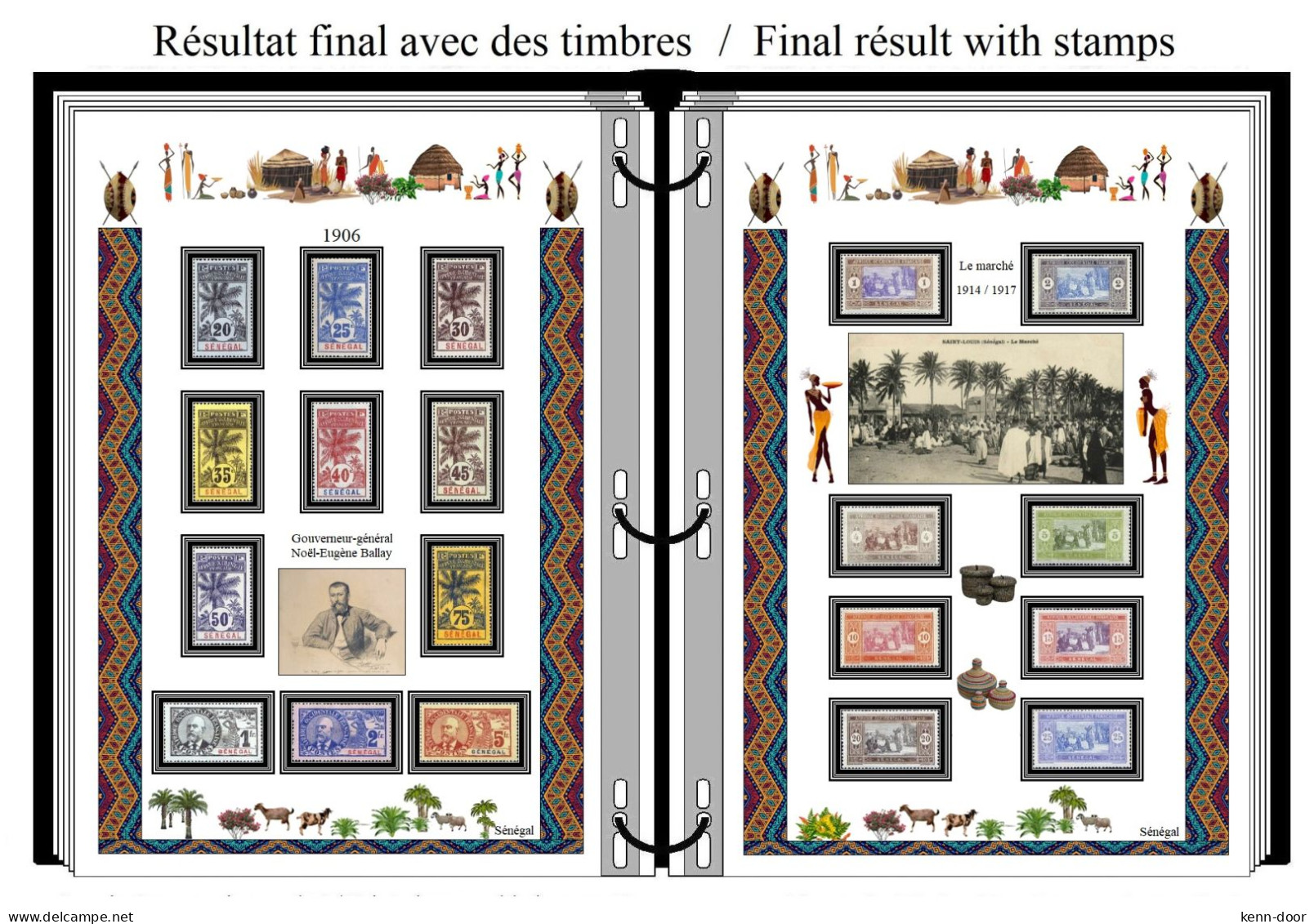 Album De Timbres à Imprimer  SENEGAL - Other & Unclassified