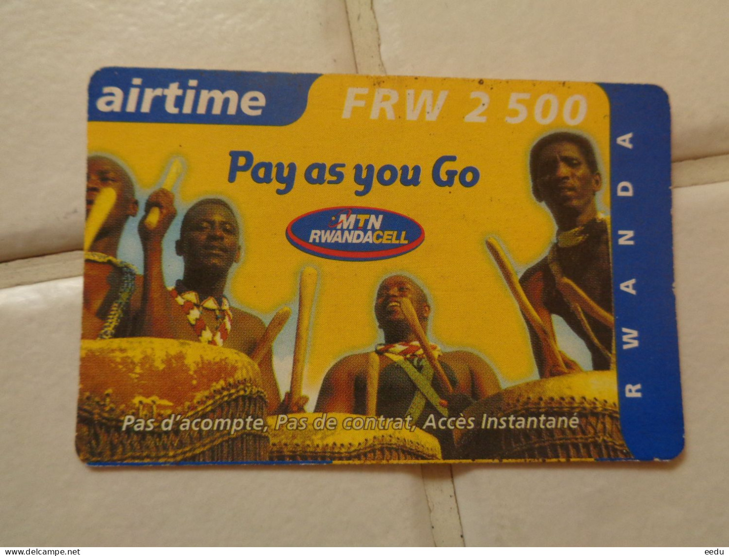 Rwanda Phonecard - Ruanda
