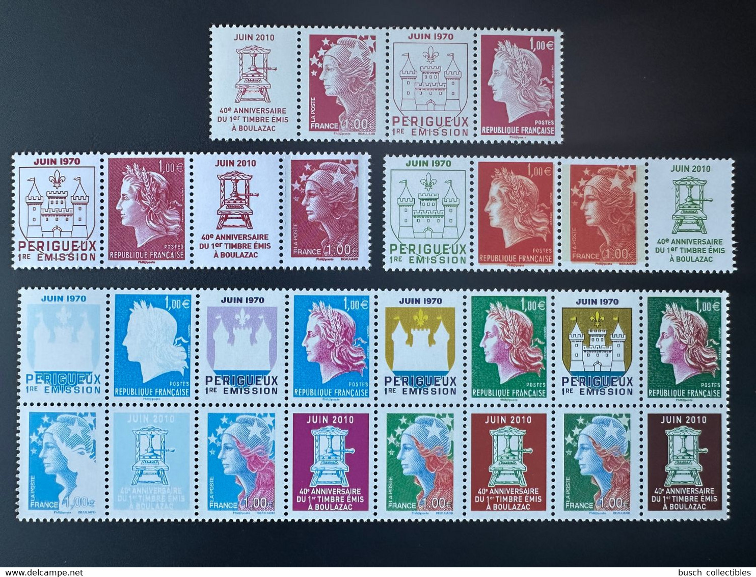 France 2010 N° 4459 à 4472 - Série Complète Cheffer Beaujard Salon Du Timbre 40 Ans Imprimerie Boulazac - Unused Stamps