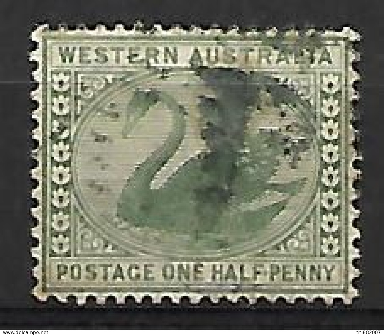 AUSTRALIE  OCCIDENTALE  -   1885  .  Y&T N° 42 Oblitéré. - Used Stamps