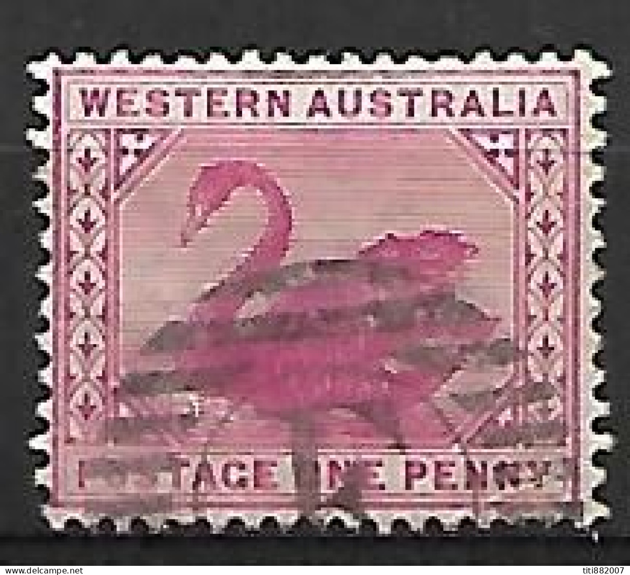 AUSTRALIE  OCCIDENTALE  -   1885  .  Y&T N° 43 Oblitéré. - Used Stamps