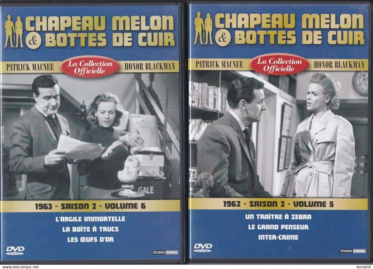 Chapeau Melon Et Bottes De Cuir - Saison 2 - 1962 - Konvolute