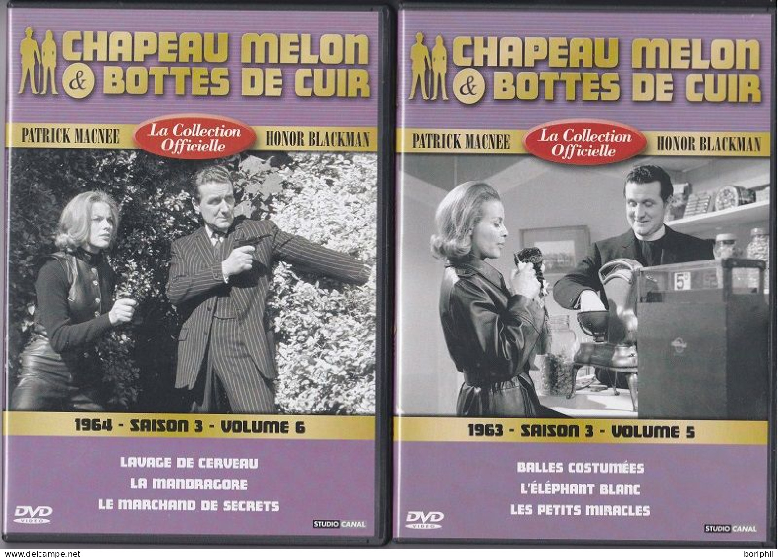 Chapeau Melon Et Bottes De Cuir - Saison 3 - 1964 - Verzamelingen, Voorwerpen En Reeksen