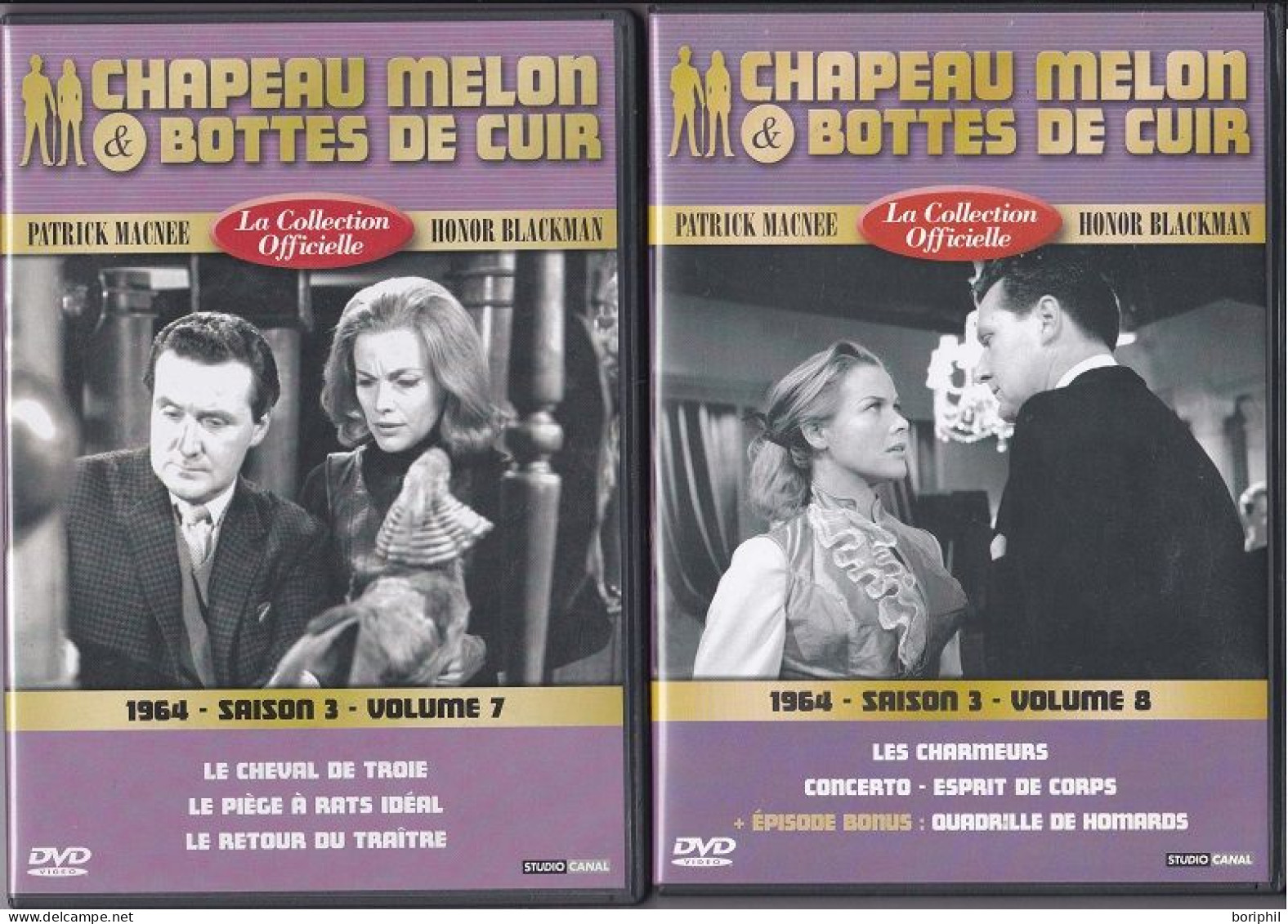 Chapeau Melon Et Bottes De Cuir - Saison 3 - 1964 - Collections, Lots & Séries