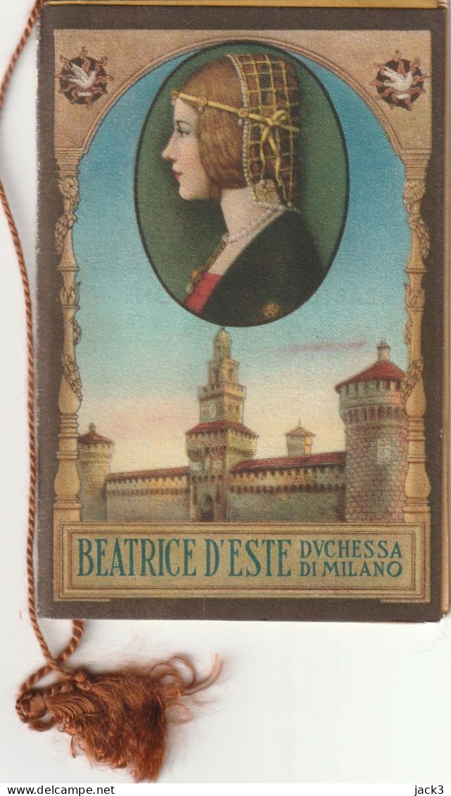 CALENDIARETTO - BEATRICE D'ESTE - Duchessa Di Milano   1940 - Petit Format : 1921-40