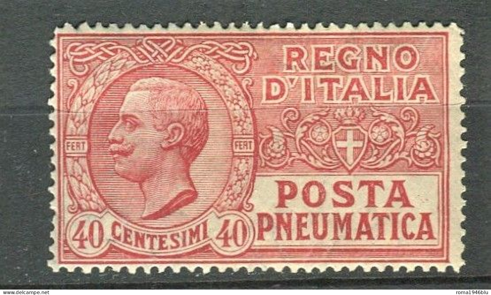 REGNO 1925 POSTA PNEUMATICA 40 C. ** MNH - Pneumatic Mail