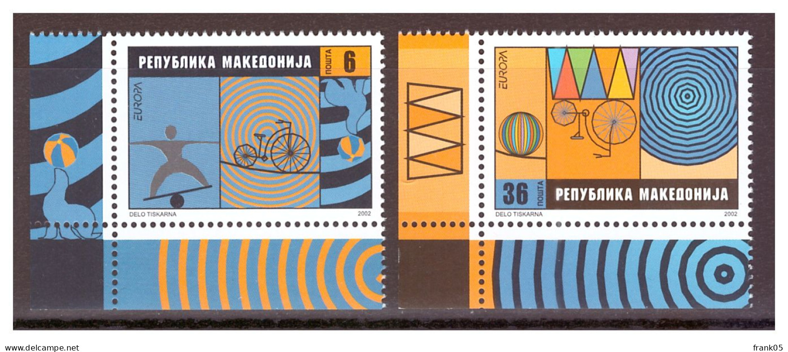 Makedonien / Macedonia / Macedonie 2002 Satz/set EUROPA ** - 2002