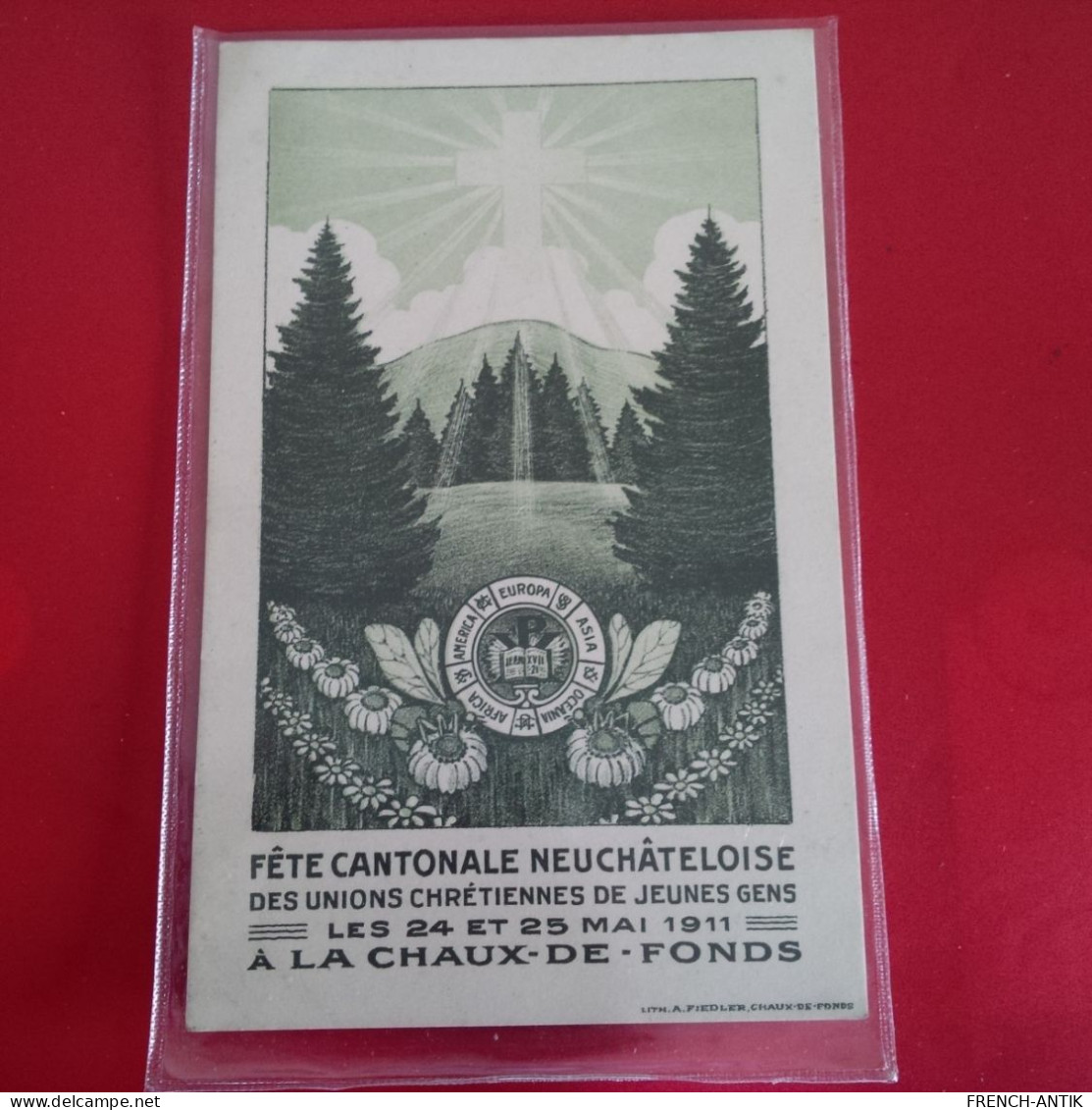 FETE CANTONALE NEUCHATELOISE LA CHAUX DE FONDS 1911 - La Chaux-de-Fonds