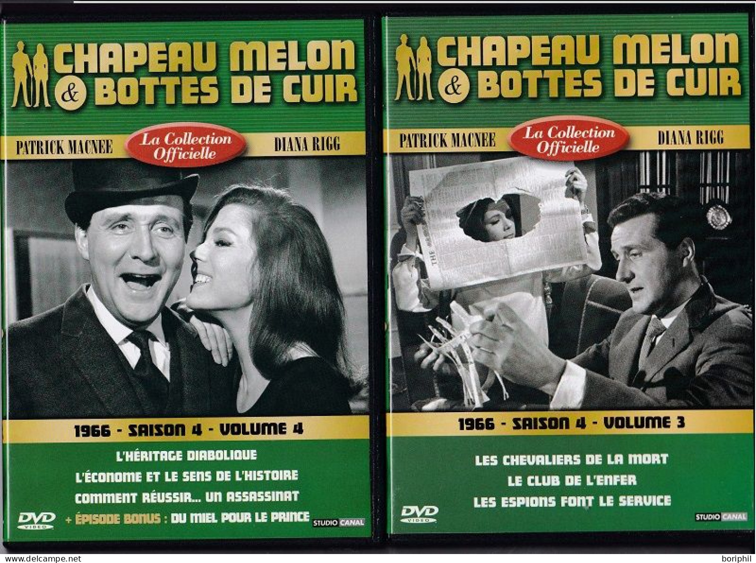 Chapeau Melon Et Bottes De Cuir Saison - Saison 4 - 1965-1966 - Konvolute