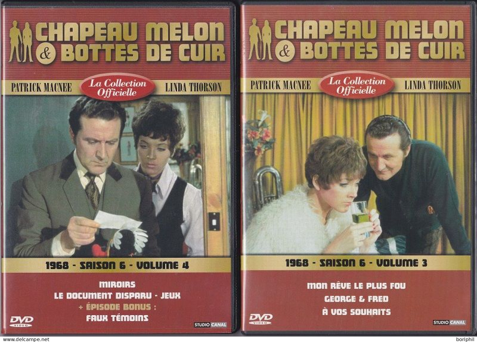 Chapeau Melon Et Bottes De Cuir -Saison 6 - 1968-1969 - Verzamelingen, Voorwerpen En Reeksen