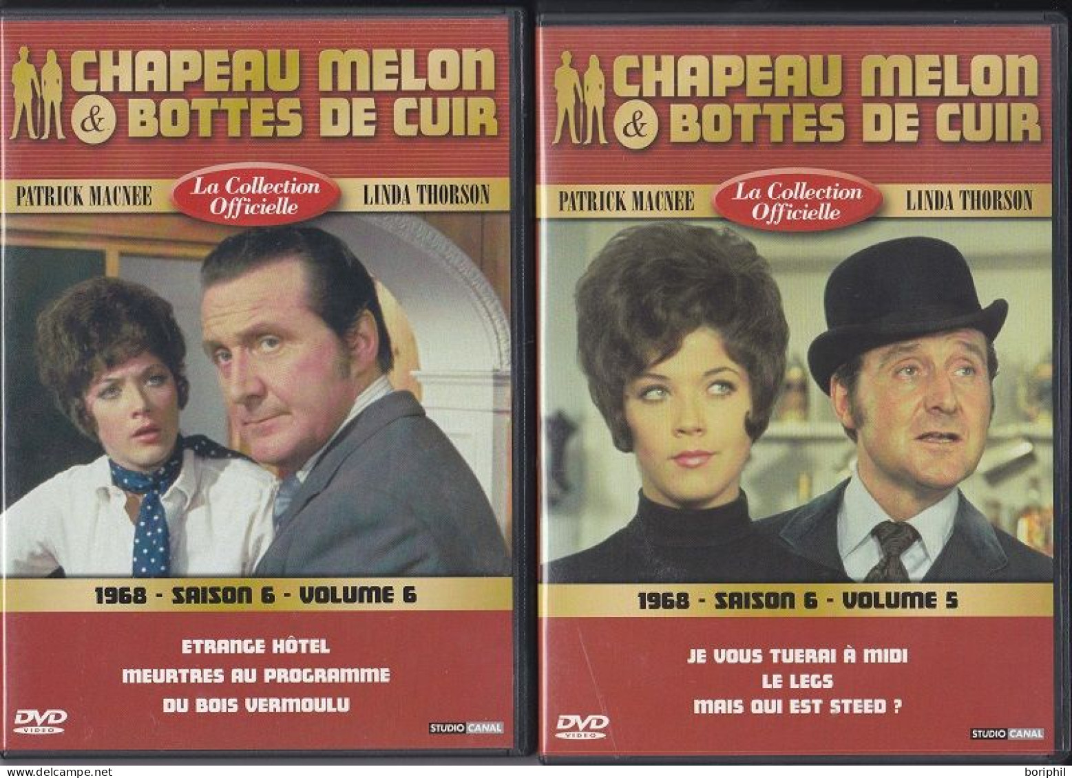 Chapeau Melon Et Bottes De Cuir -Saison 6 - 1968-1969 - Verzamelingen, Voorwerpen En Reeksen
