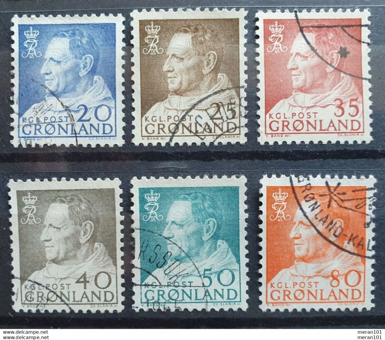 Grönland 1963 - Mi 52-57 Gestempelt - Usados