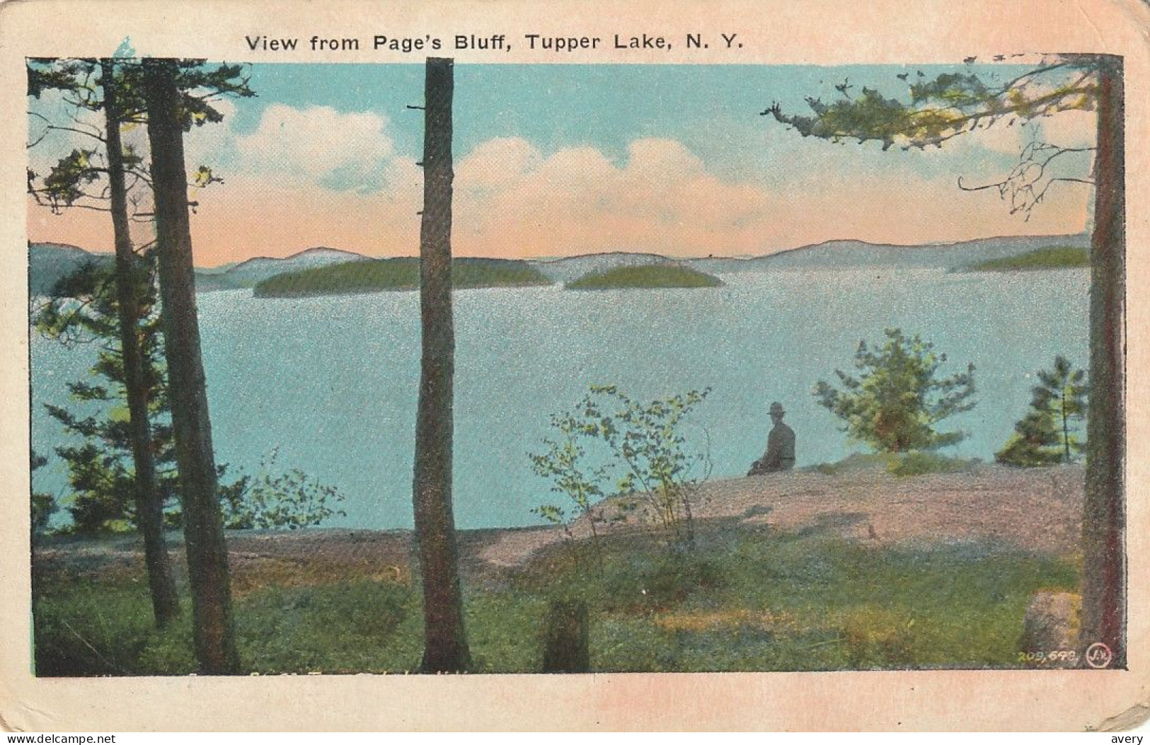 View From Page's Bluff, Tupper Lake New York - Adirondack