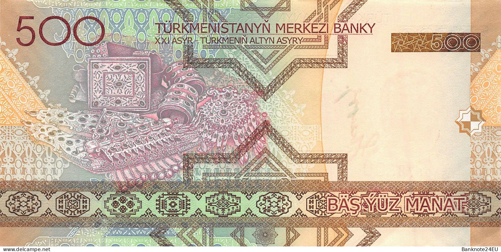 Turkmenistan 500 Manat 2005 Unc Pn 19 - Turkmenistan