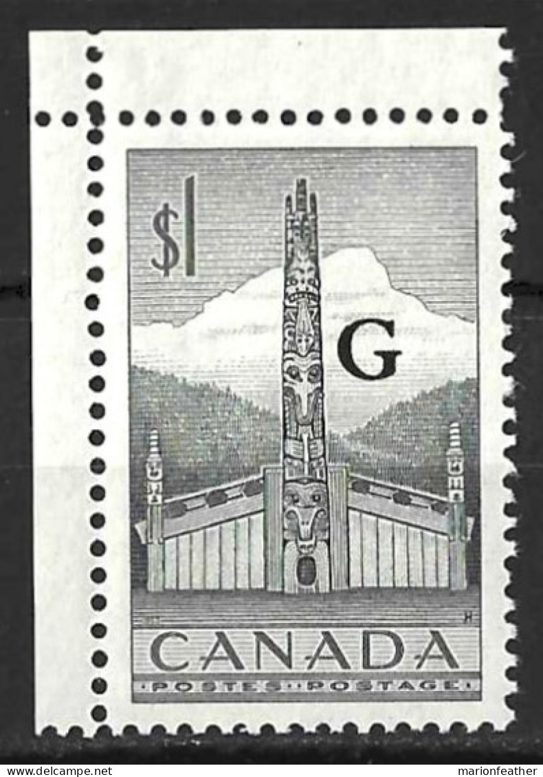 CANADA....QUEEN ELIZABETH II..(1952-22..)...." 1952..".....OFFICIAL.....G ,OVERPRINT.....$1......SG0195.......MNH.. - Overprinted