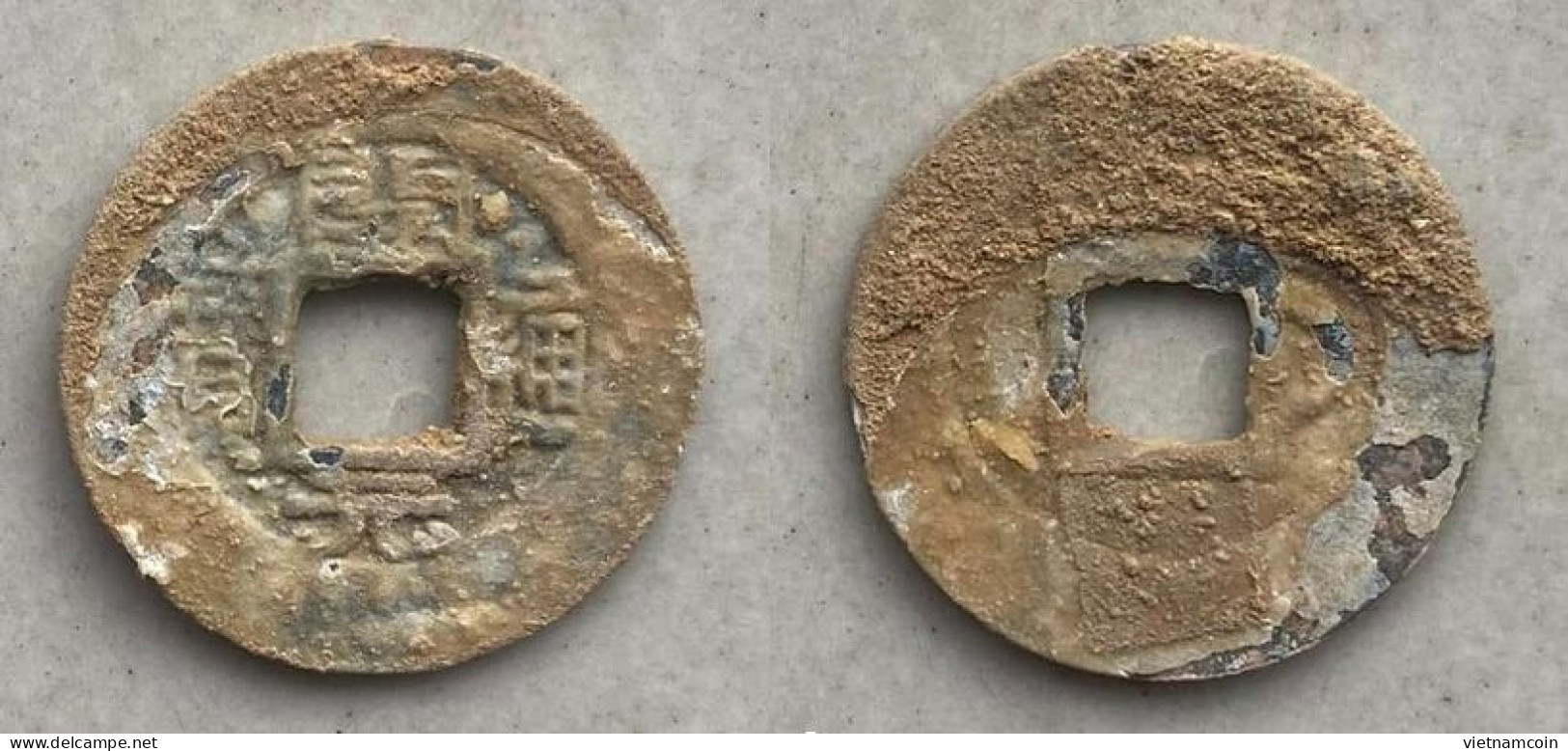 Ancient Annam Coin Khai Nguyen Thong Bao (zinc Coin) THE NGUYEN LORDS (1558-1778) - Viêt-Nam