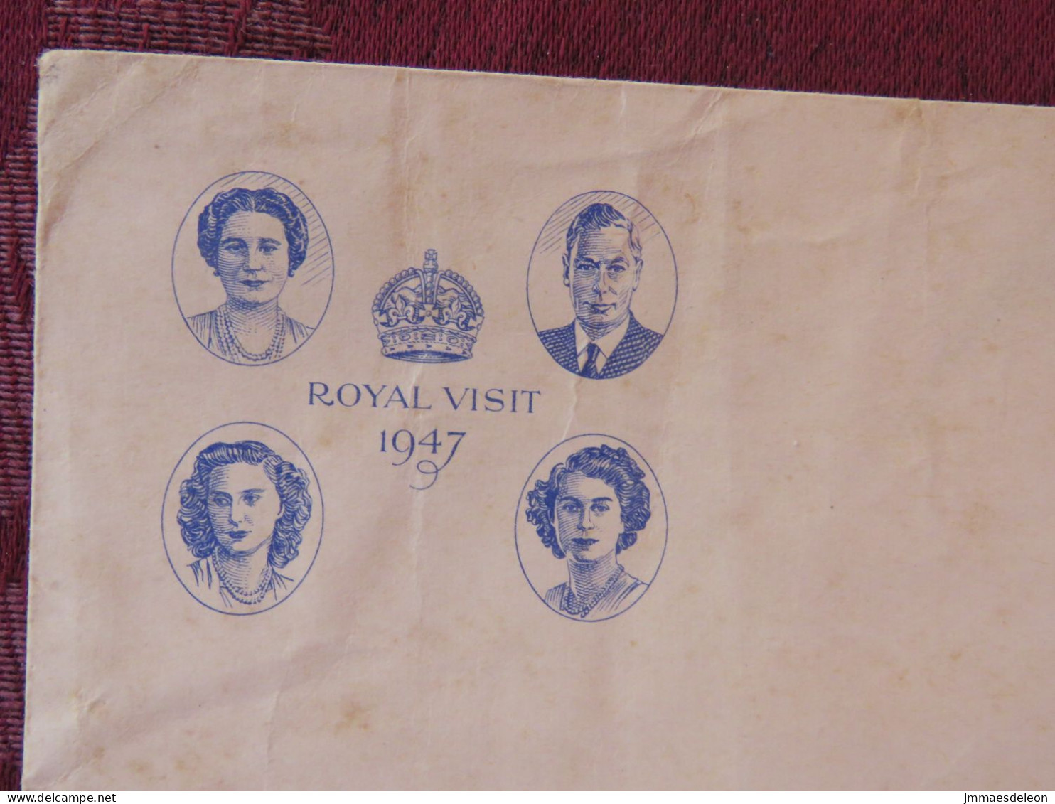 Bechuanaland (Botswana) 1947 FDC Cover Palarye To Mufulena South Africa - Royal Visit - Altri & Non Classificati