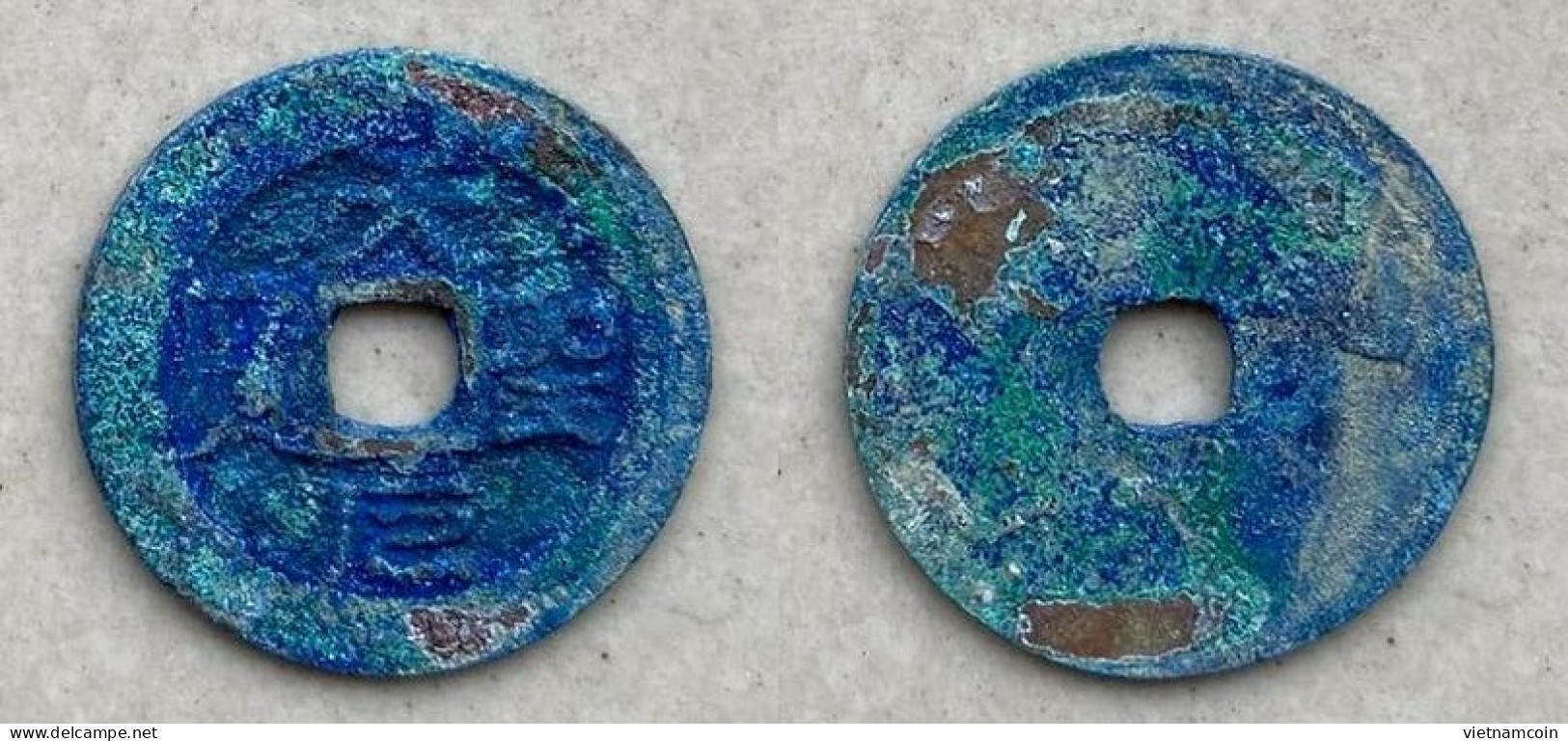 Ancient Annam Coin Thien Thanh Nguyen Bao (An Phap Group ) - Viêt-Nam