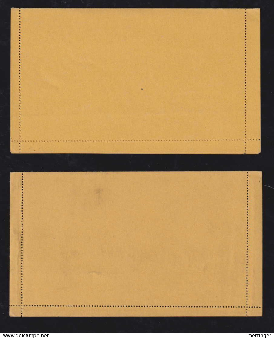 San Marino 1890 Stationery Lettercard K1 Both Perforations 13 ¼ And 13 ¾ ** MNH - Brieven En Documenten