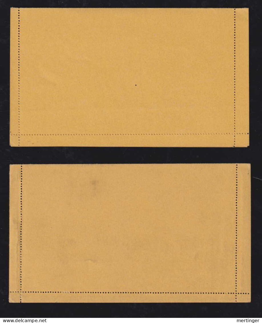 San Marino 1890 Stationery Lettercard K1 Both Perforations 13 ¼ And 13 ¾ ** MNH - Storia Postale