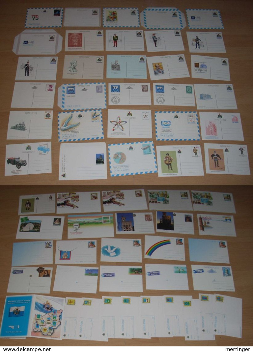 San Marino 1970-2006 Collection 59 Postal Stationery ** MNH - Collections, Lots & Séries