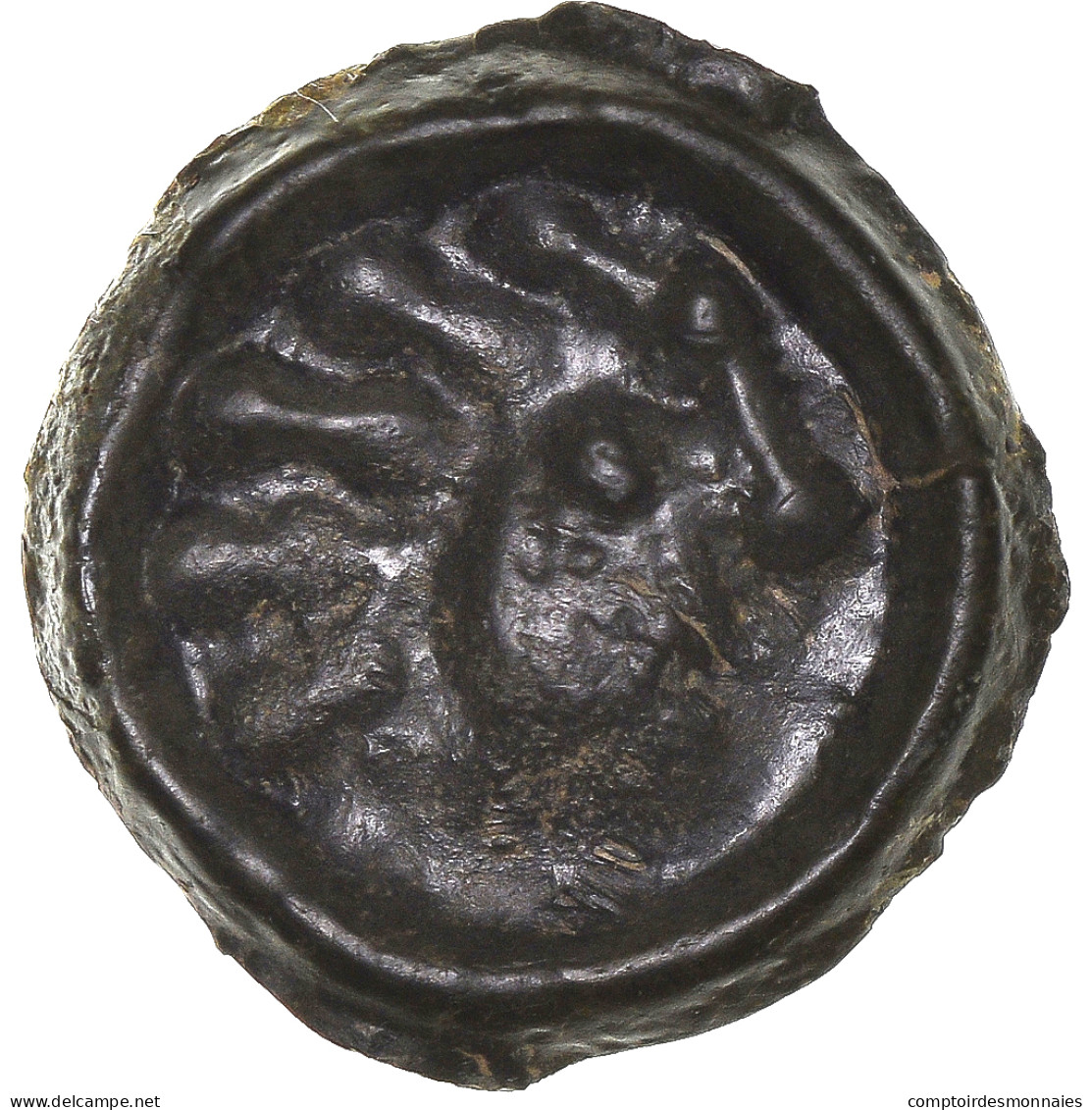 Monnaie, Sénons, Potin Au Cheval, 80-60 BC, TTB, Potin, Delestrée:2642 - Gauloises