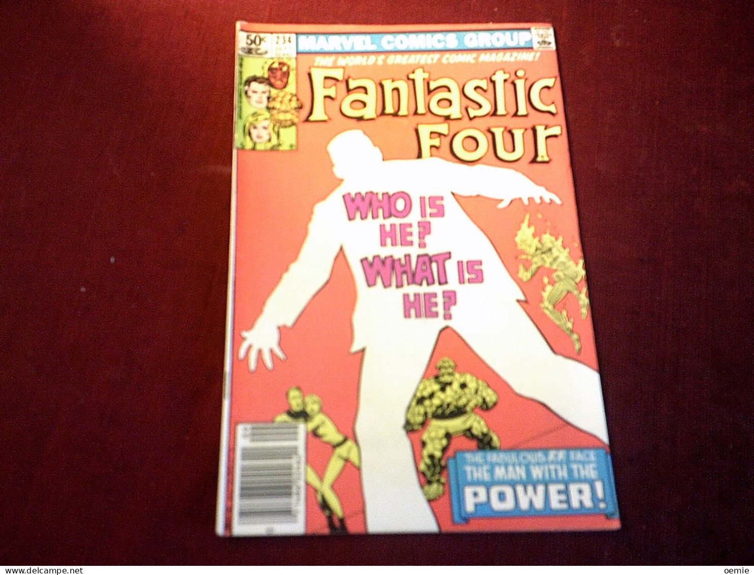 FANTASTIC FOUR    N°  234 SEPT    WHO IS HE ? WHAT IS HE ? - Marvel