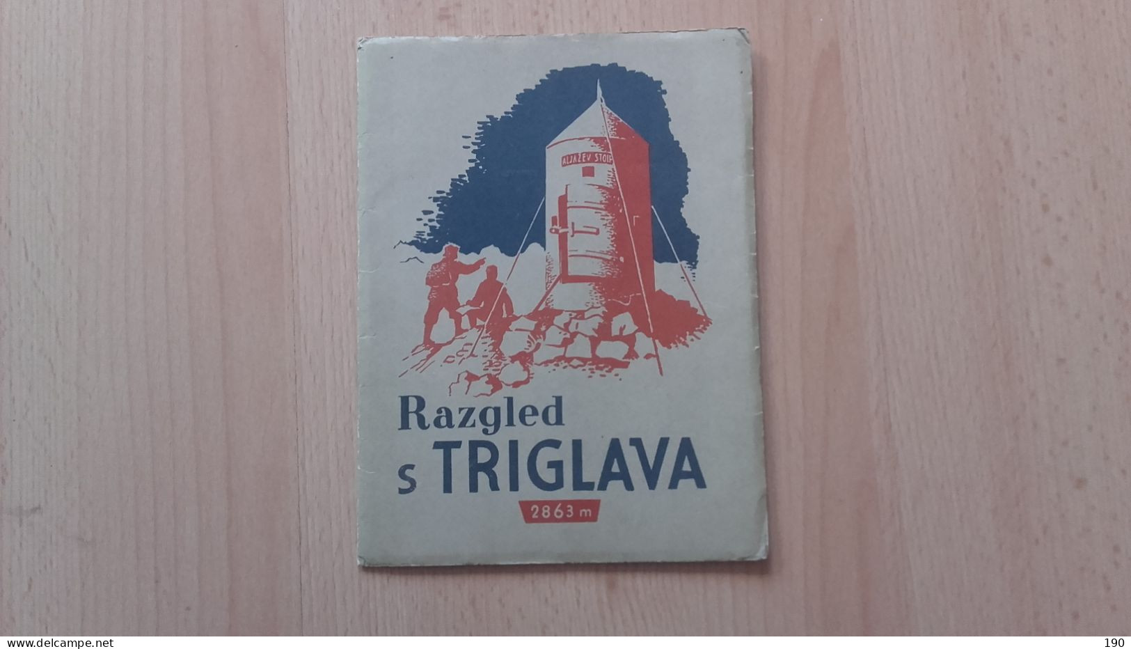 PD Ljubljana-matica.Triglav.Razgled S Triglava.Vilko Mazi/Joze Trpin - Cartes Topographiques