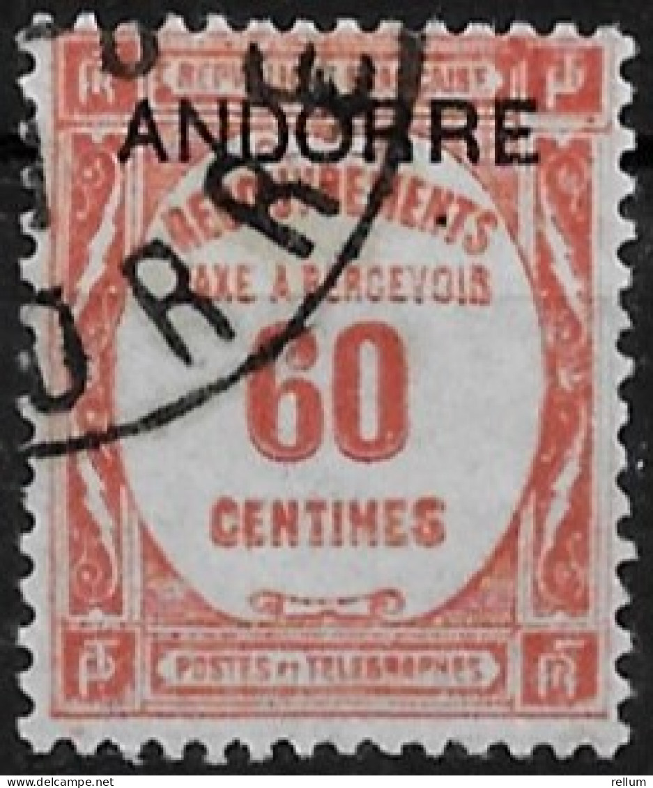 Andorre Français - Yvert Nr. Taxe 11- Michel Nr. Porto 11  Obl. - Usati
