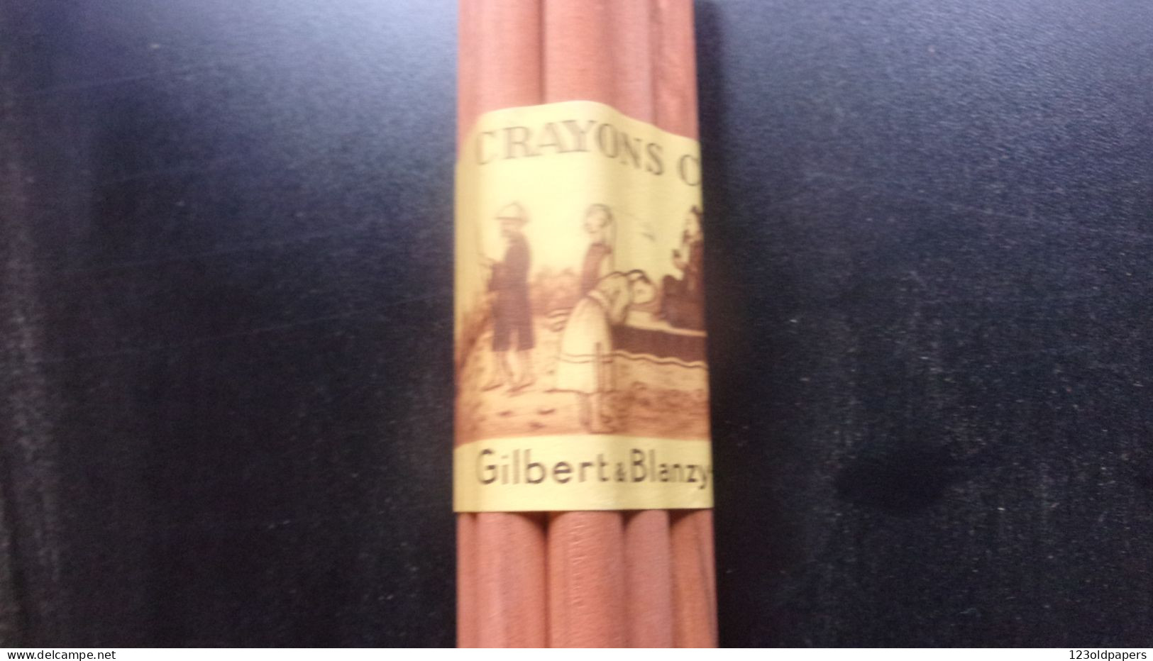 ️ RARE COMME NEUF   GILBERT BLANZY POURE CRAYONS CHINOIS ENSEMBLE NON OUVERT 12 CRAYONS N°2 - Lapiceros