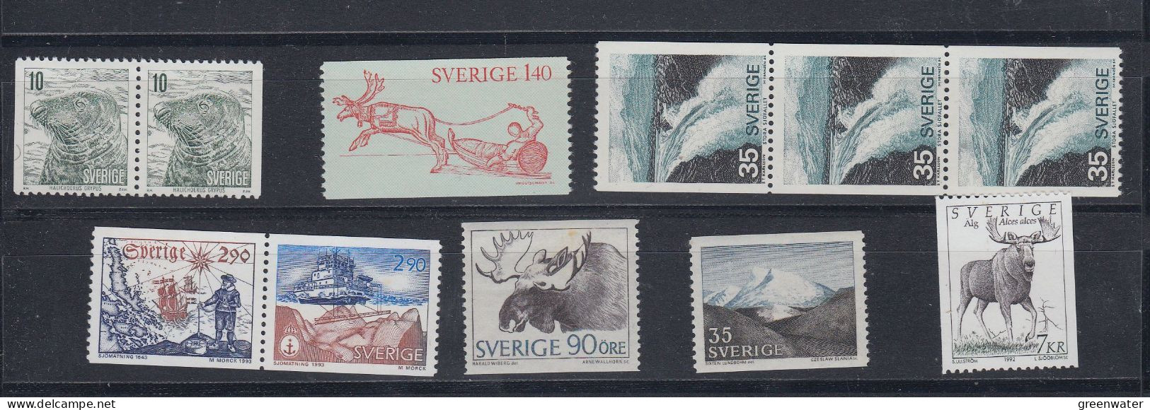 Sweden Polar  11v (see Scan) ** Mnh (58639) - Arctische Fauna