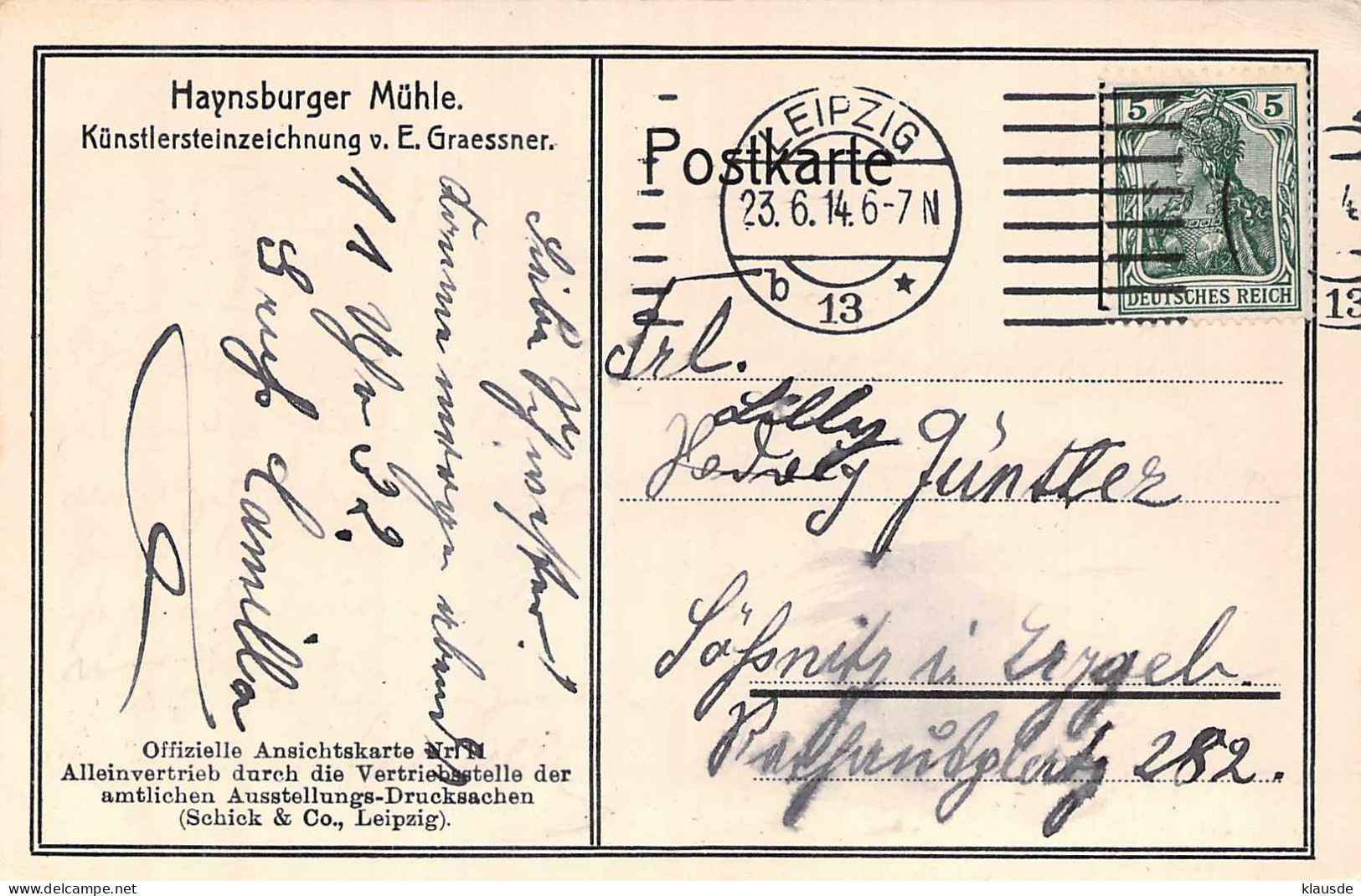 Haynsburger Mühle - Gel.1914 - Burgenland