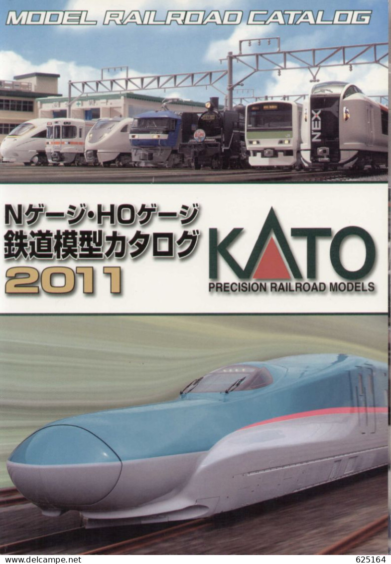 Catalogue KATO 2011 PRECISION RAILROAD MODELS - HO 1:87 - N 1:160 - En Japonais Avec Quelques Sous-titres Anglais - Non Classés