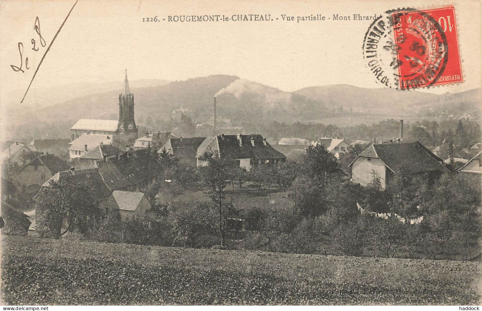 ROUGEMONT LE CHATEAU : VUE PARTIELLE - MONT EHRARD - Rougemont-le-Château