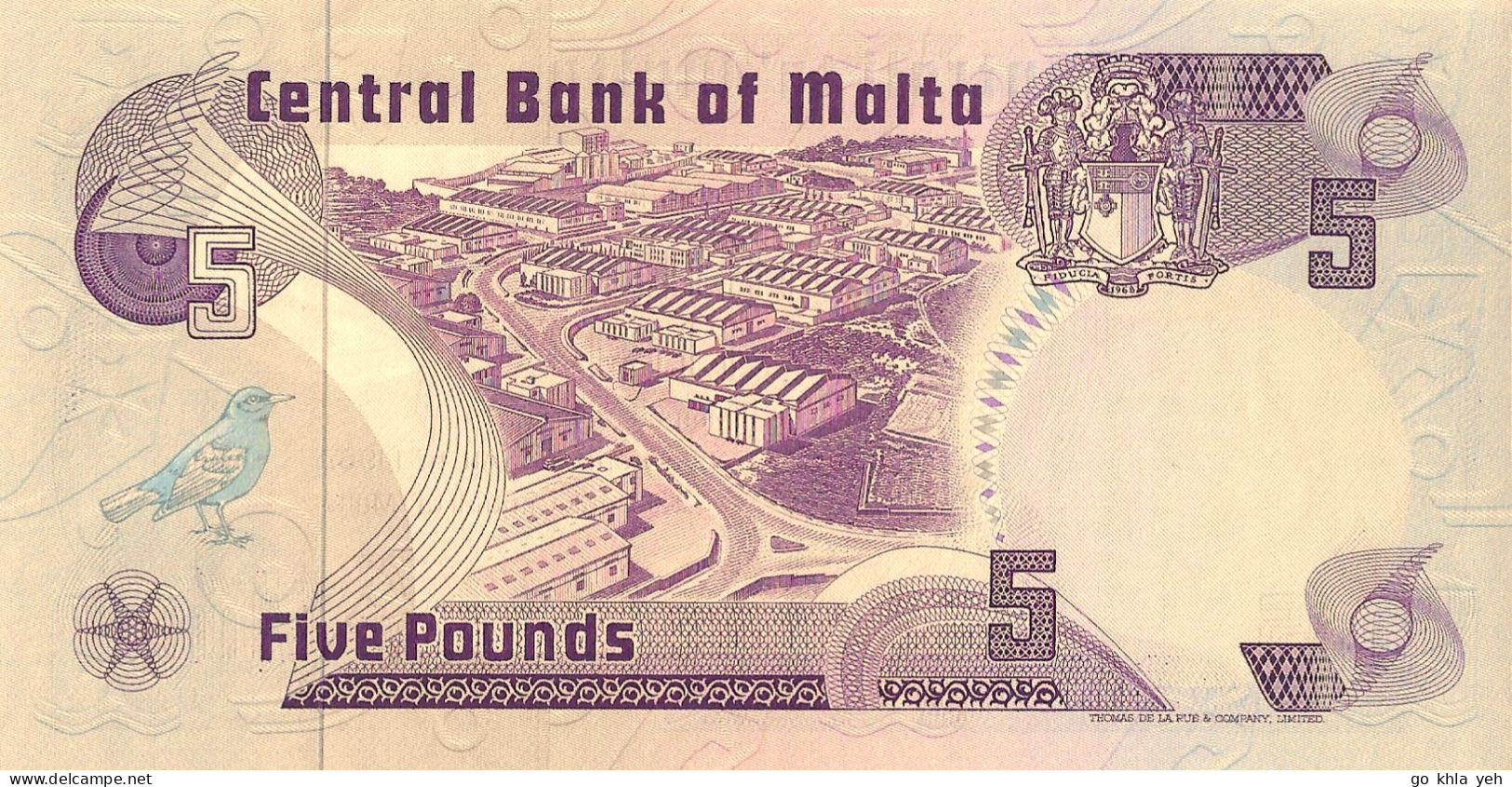 MALTE 1979 5 Pound - P.35a Neuf UNC - Malte