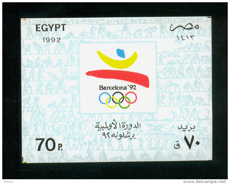 EGYPT / 1992 / SPAIN / SPORT / OLYMPIC GAMES / BARCELONA 92 / MNH / VF - Neufs