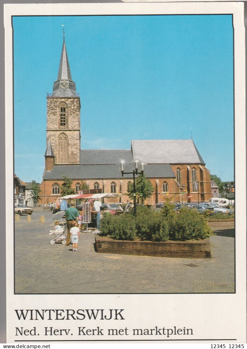 Winterswijk, Ned. Herv. Kerk Met Marktplein - Winterswijk