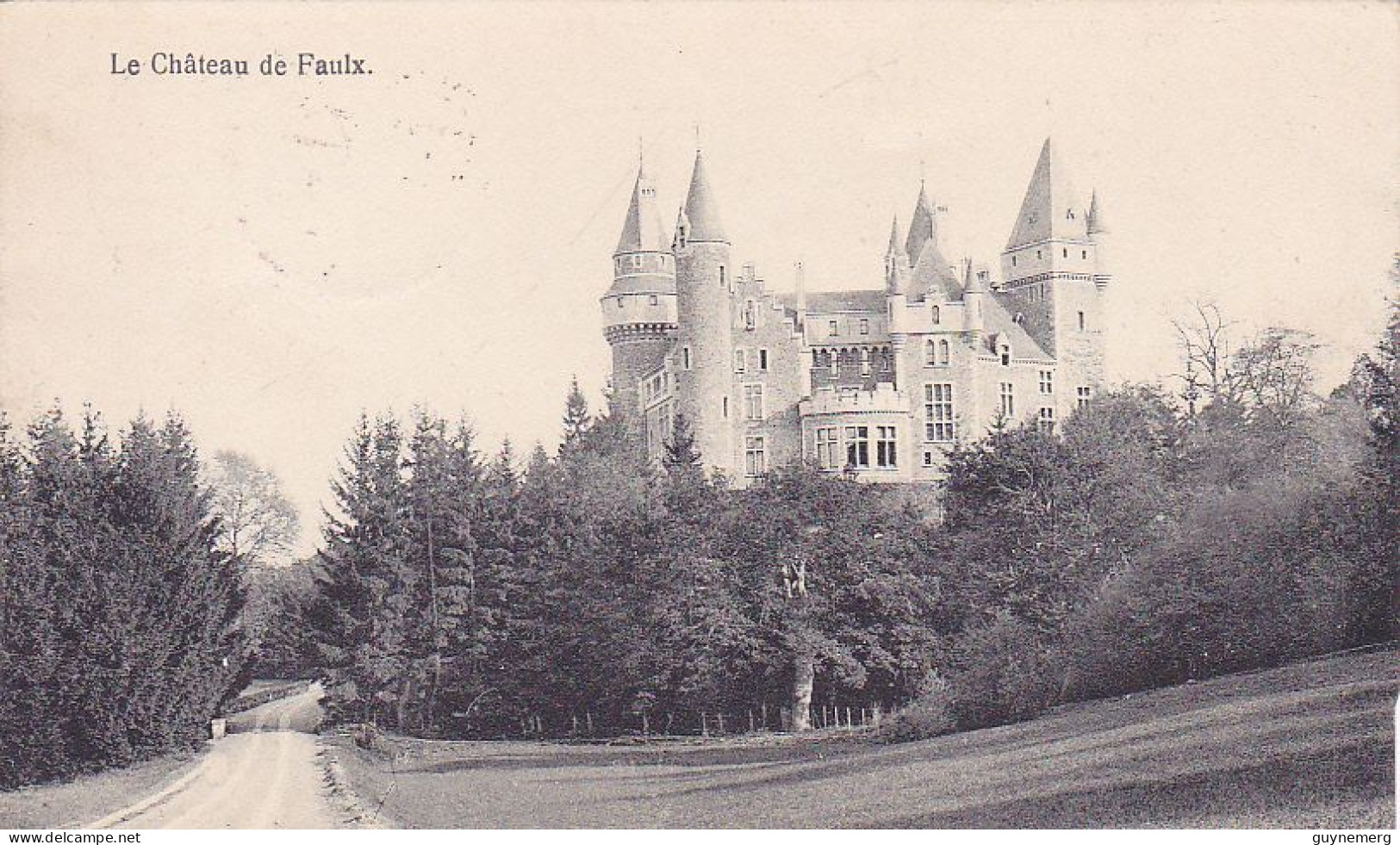 Faulx Château Gesves  Carte Allemande 1° Guerre - Gesves