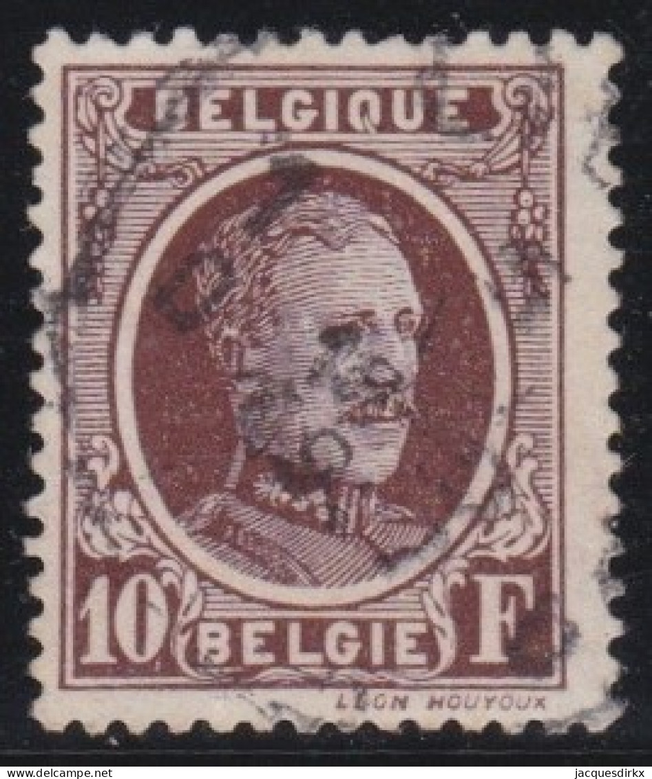 Belgie    .   OBP  .    210     .   O    .     Gestempeld    .    /  .    Oblitéré - 1922-1927 Houyoux