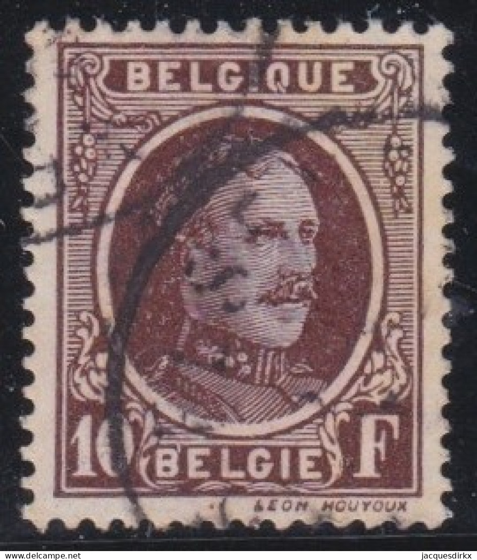 Belgie    .   OBP  .    210     .   O    .     Gestempeld    .    /  .    Oblitéré - 1922-1927 Houyoux