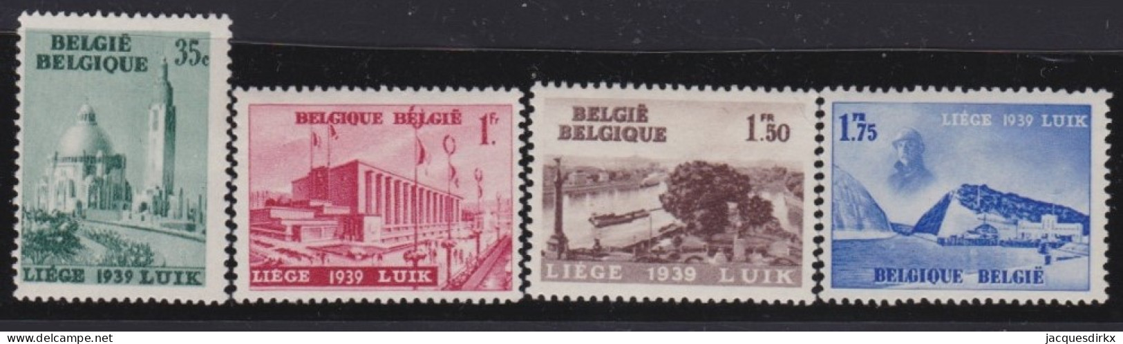 Belgie  .   OBP  .     484/487      .   **     .   Postfris  .   /  .    Neuf Avec Gomme Et SANS Charnière - Neufs