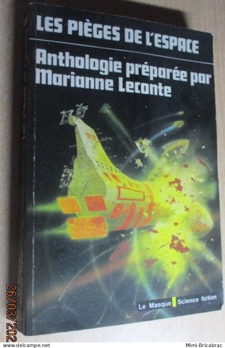 DIVCORO LIVRE SCIENCE-FICTION / LE MASQUE N° 53 MARIANNE LECONTE-HEBON ANTHOLOGIE LES PIEGES DE L'ESPACE - Le Masque SF