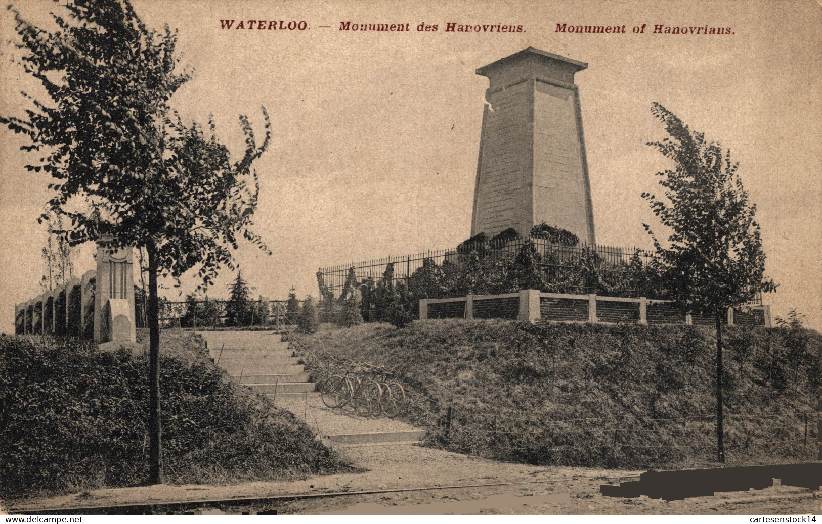 N°39399 Z -cpa Waterloo -monument Des Hanovriens- - Waterloo