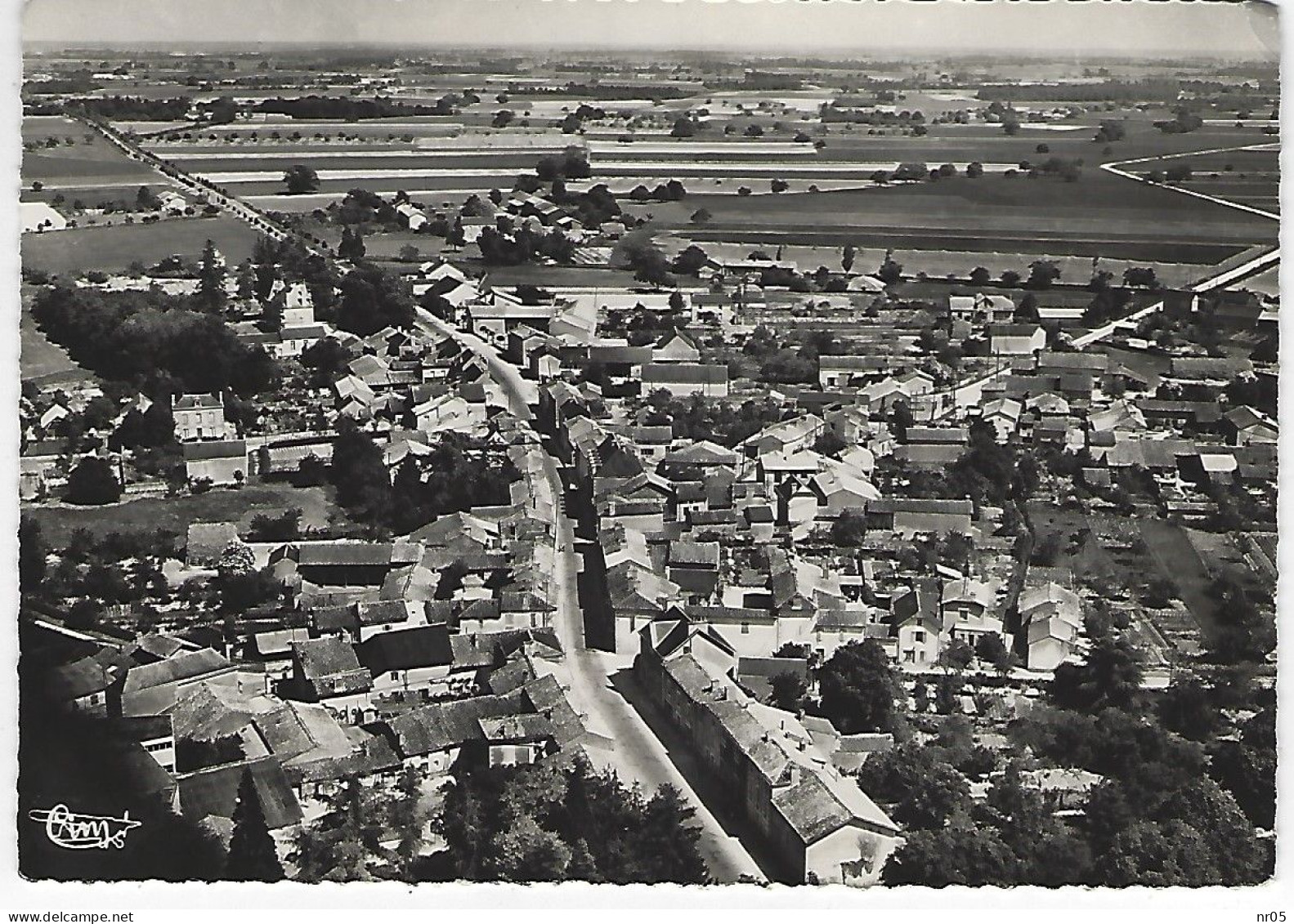 86  - SAINT JULIEN LARS ( Saint Julien L'Ars )  - Vue Aerienne - Route Nationale De Poitiers Au Blanc ( Vienne ) - Saint Julien L'Ars