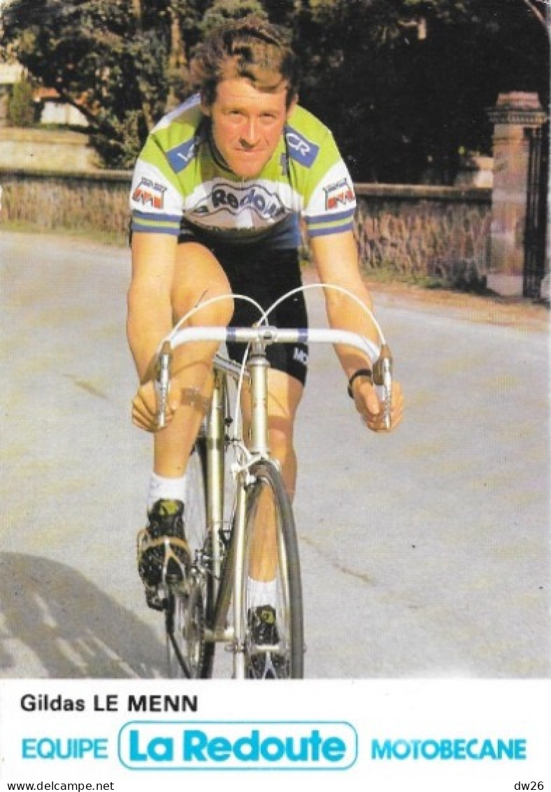 Fiche Cycliste: Gildas Le Menn, Equipe De Cyclisme Professionnel: La Redoute Motobécane, France 1979 - Deportes