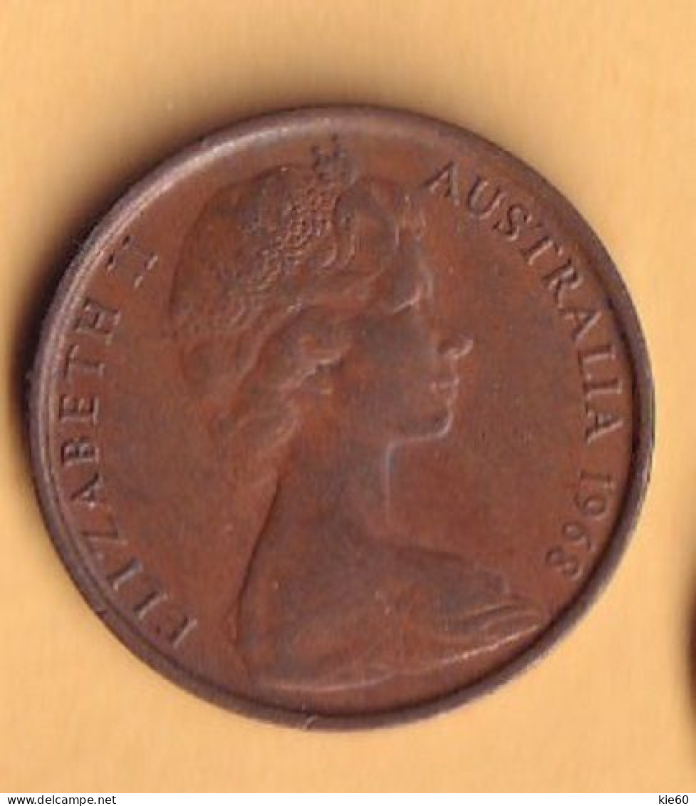 Australia- 1968 -  2 Cents   KM63 - 2 Cents