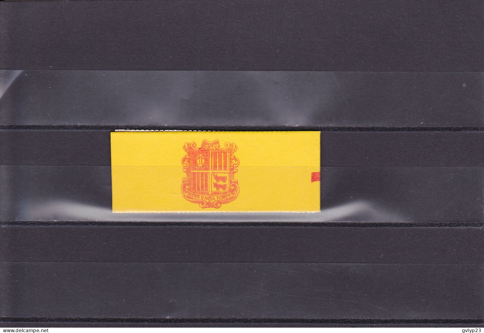 TYPE BLASON D'ANDORRE CARNET DE 10 TIMBRES NEUF ** 2.20F ROUGE N° 2 YVERT ET TELLIER 1988 - Postzegelboekjes