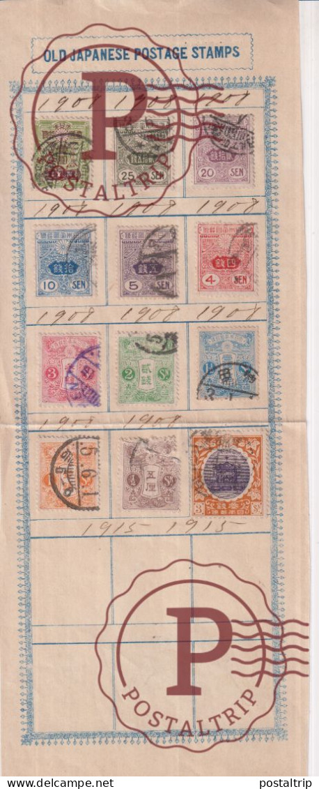 OLD  JAPANESE POSTAGE STAMPS    JAPON JAPAN - Sonstige & Ohne Zuordnung