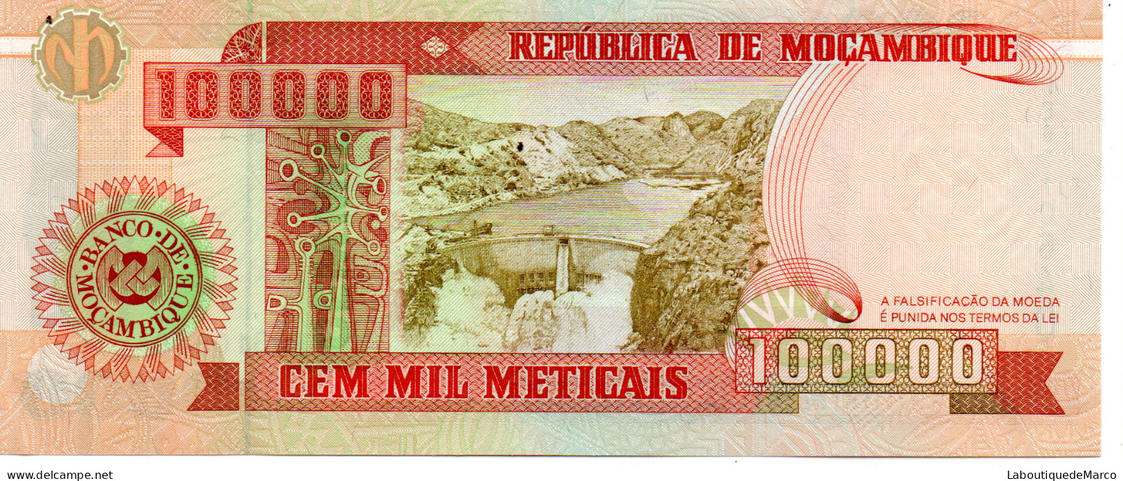 Mozambique - Pk N° 139 - 100 000 Meticais - Mozambique